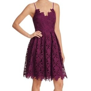 Bloomingdales Aqua Lace Dress